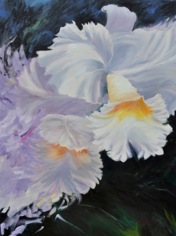 White Orchids Art | Alix Porras Fine Art