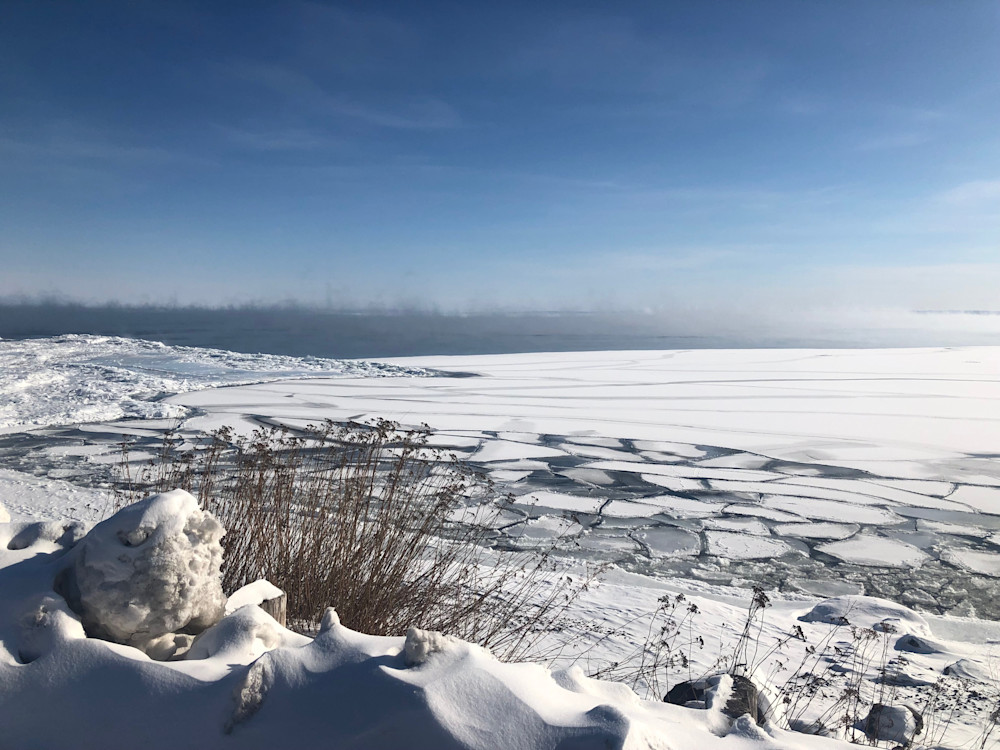 Sunny Winter Day On Lake Superior Photography Art | Lauramarlandphoto.com