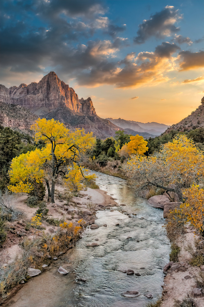 Sunset on the Watchman