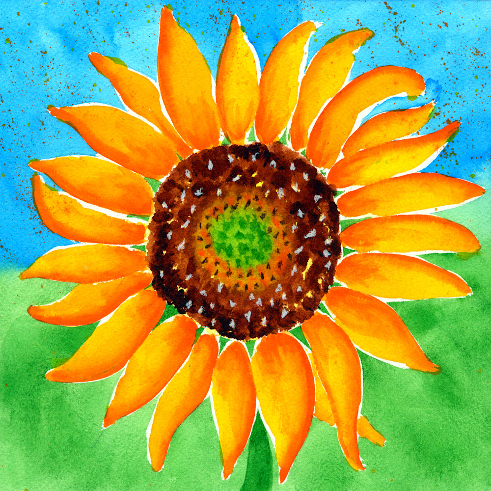 "Flora Love" Sunflower Art | Jeanine Colini Design Art
