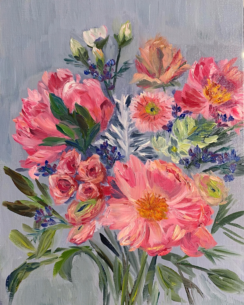 Full Blown Peonies Art | Holly Kendrick Babin Fine Art