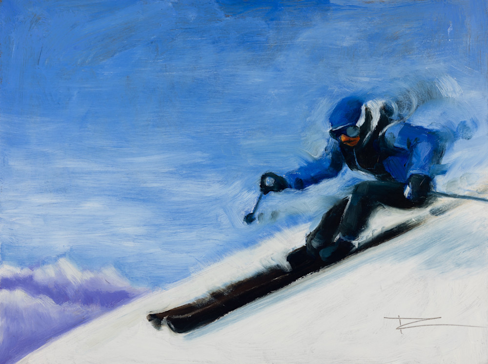 20211001 Skier  Art | Rich Wilkie inc