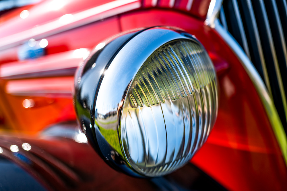 Chevy Pickup Headlamp  Photography Art | Allan Weitz Design