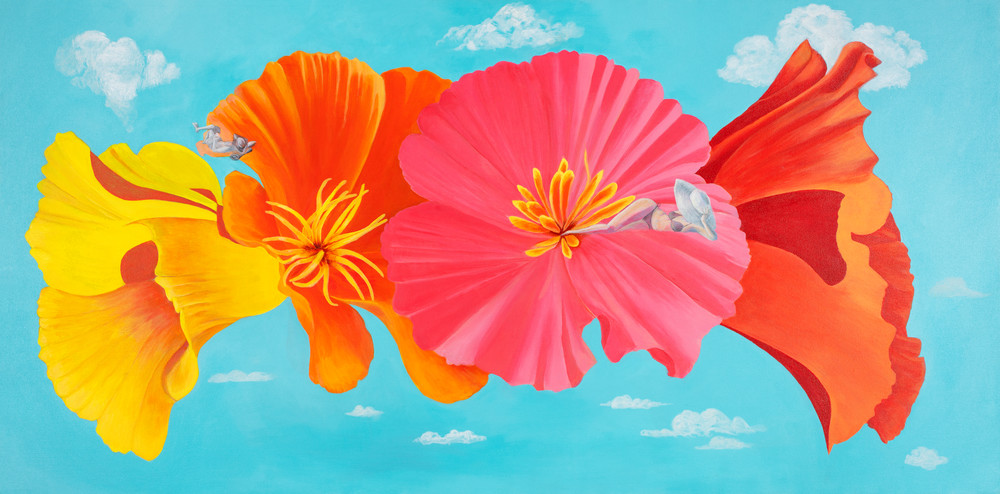Poppy Daydreams   Print Art | Surreal Works by Rachelle