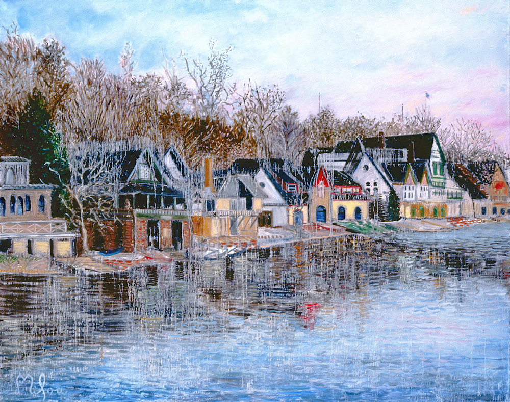 Boat House Blue Art | perrymilou