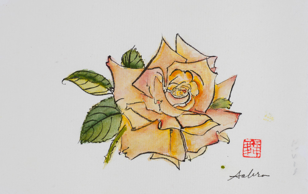 Yellow Rose Art | Sabra's Art