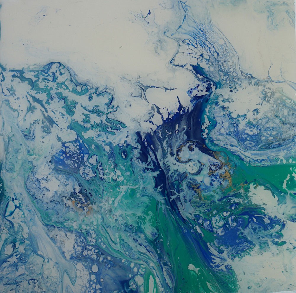 Abstract Waterfall Art | Janis Hanna Creates