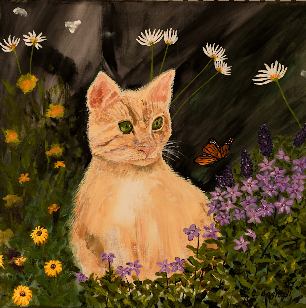 The Cat Watches Art | Art Works Carolyn