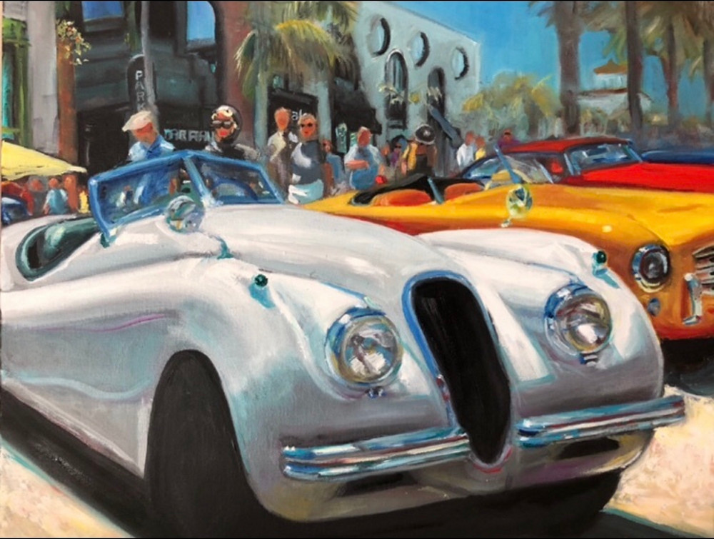 "Cars In Beverly Hills" Art | Art by Annabelle