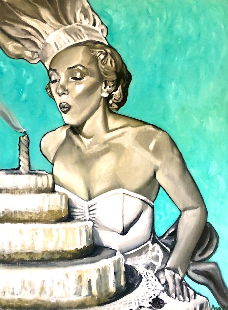 "Miss Cheesecake" Art | Art by Annabelle