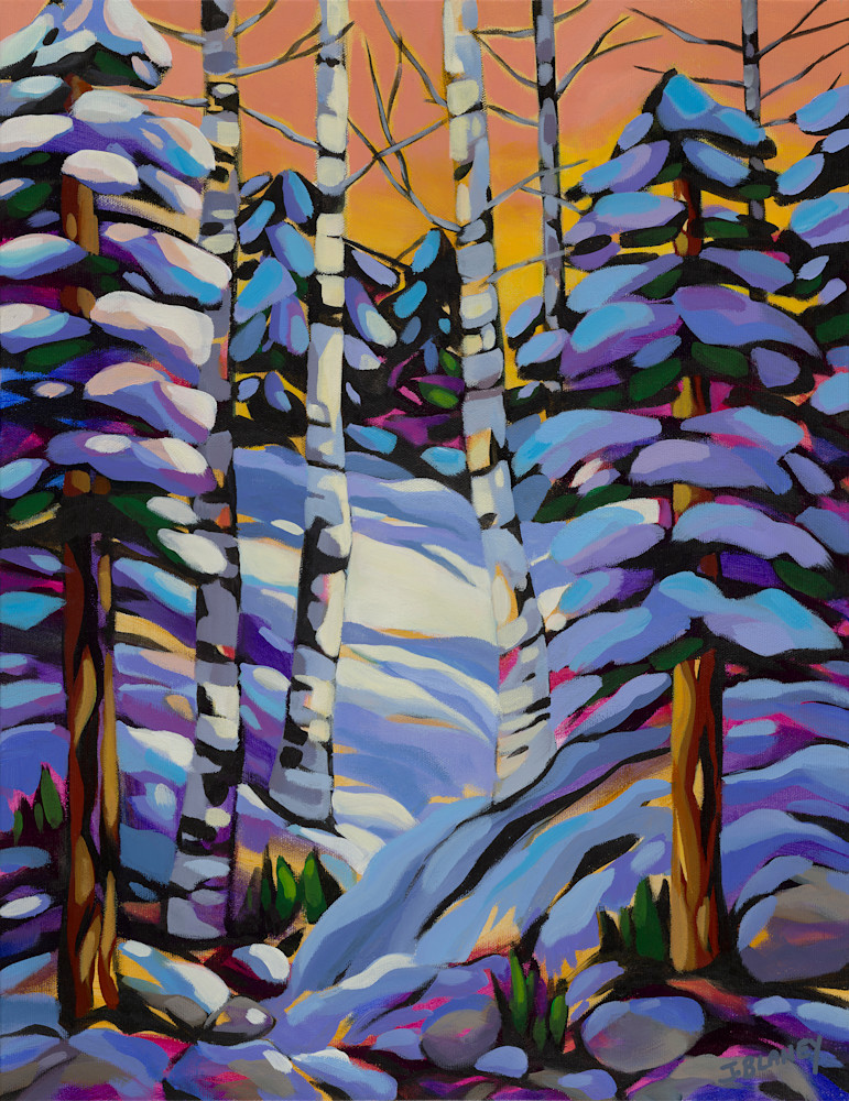 Winter Sun Print Art | Jodie Blaney Fine Art