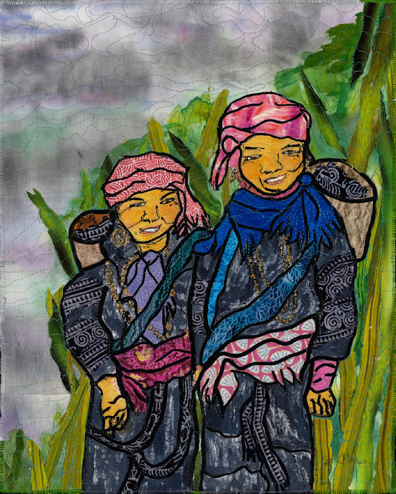 Black Hmong Women  Art | Jean Herman 