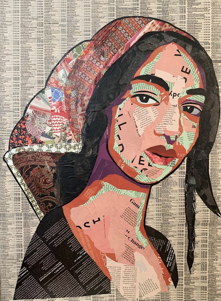 Girl In Scarf Art | Kathy Saucier Art