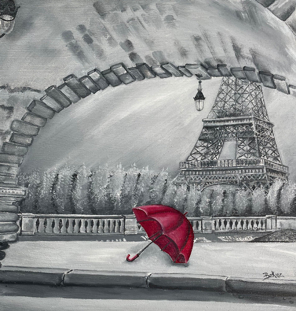 Tracodero Red Umbrella Art | Bekaz Its Art