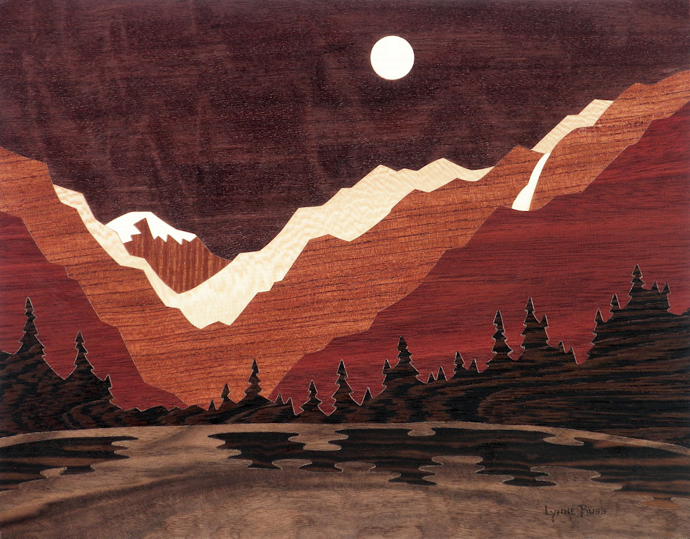 Fall River Canyon Art | Lynne Buss Marquetry