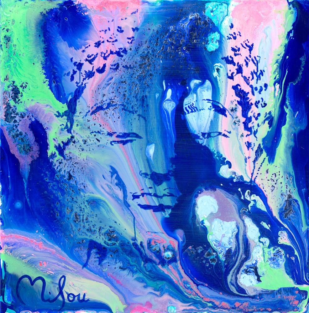 Spinpop Buddha Blue Art | perrymilou