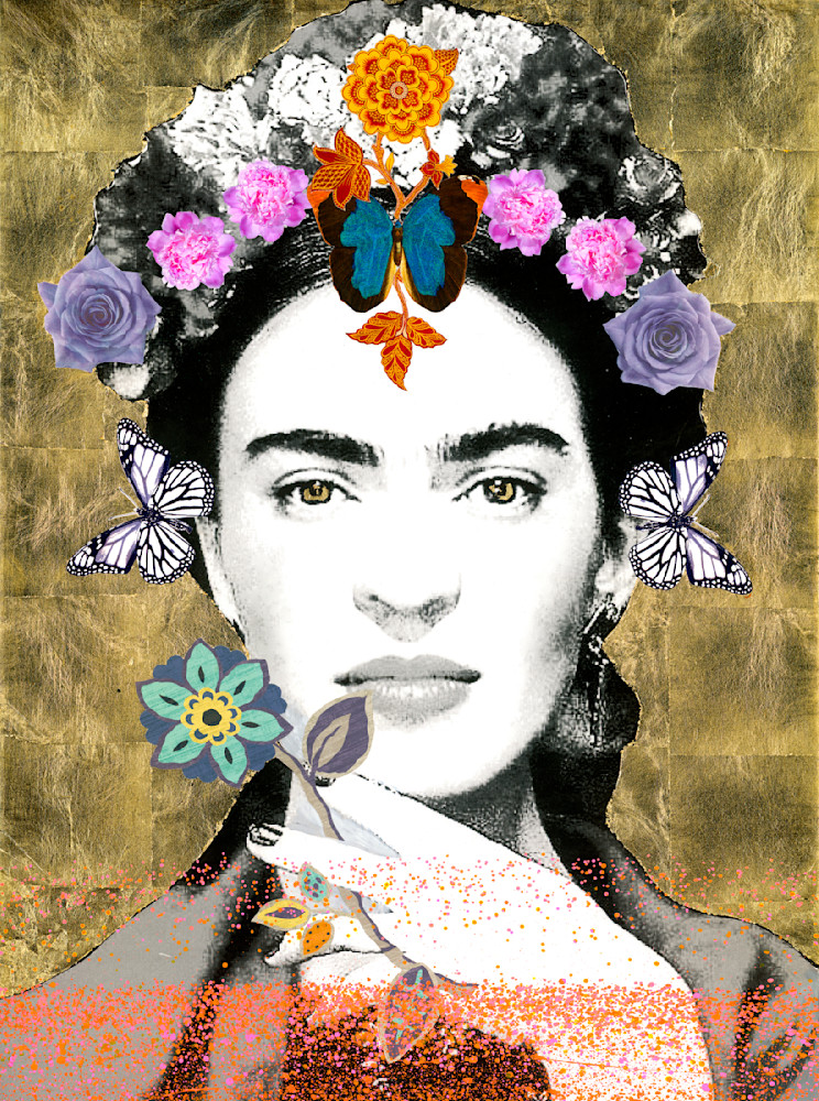 Famous Frida Blue Butterfly Art | perrymilou