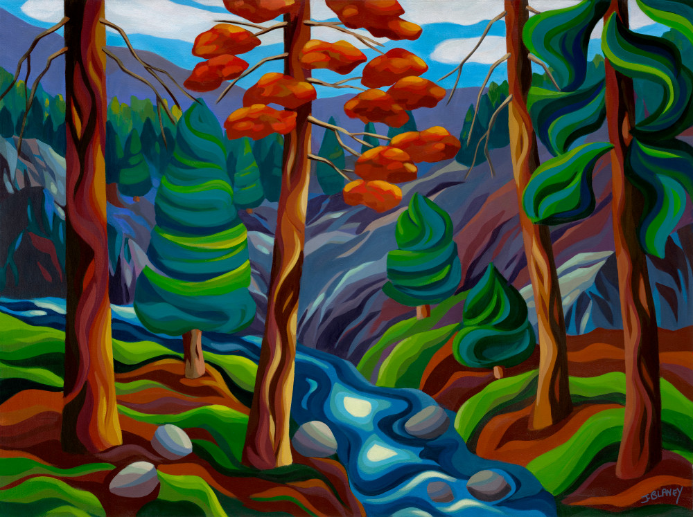 Autumn By The River  Art | Jodie Blaney Fine Art
