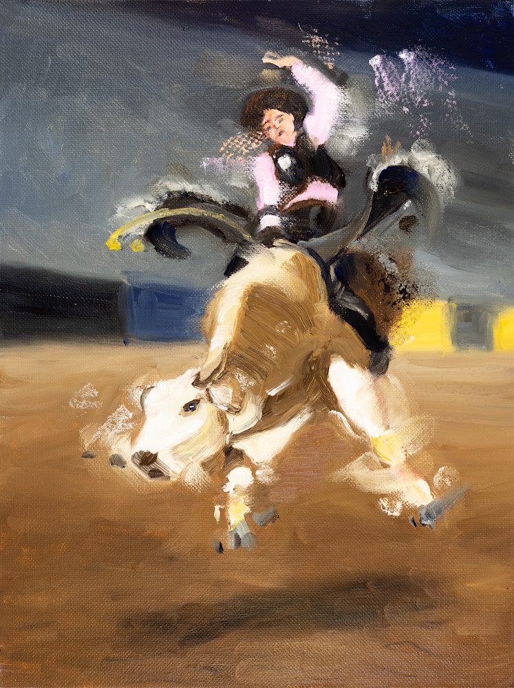 20211129 Bull Rider  Art | Rich Wilkie inc