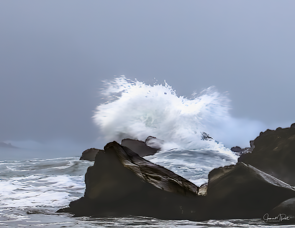 Dramatic Crashing Surf Art | JRootGallery.com