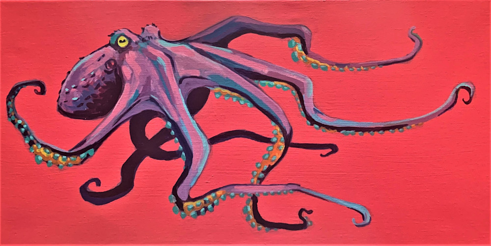 Octopus #3 (Acrylic) Art | jasonhancock