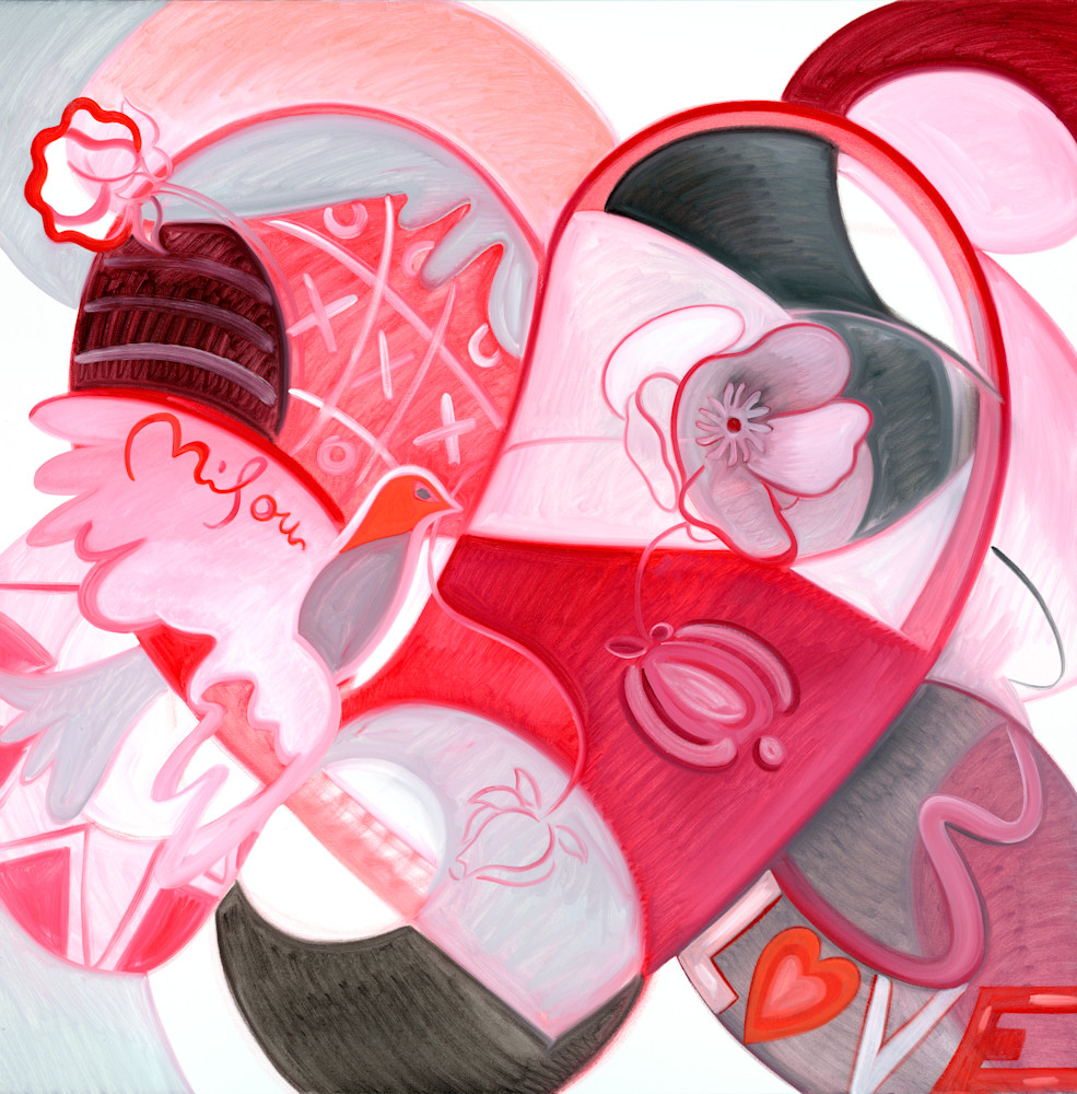 Fantasy Pink Heart Art | perrymilou