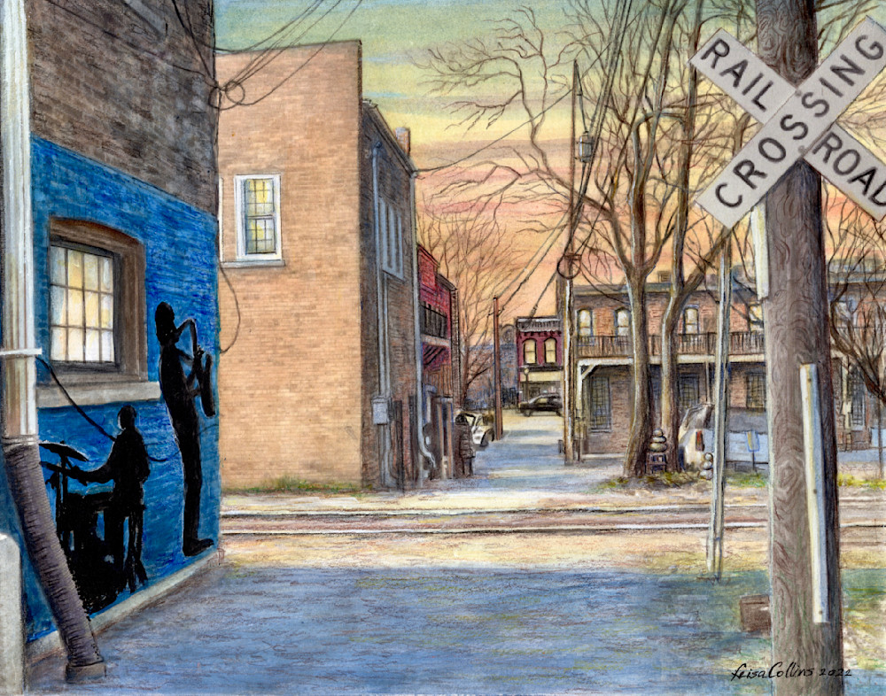 Back Alley Old Town Lansing Mi Art | Leisa Collins Art