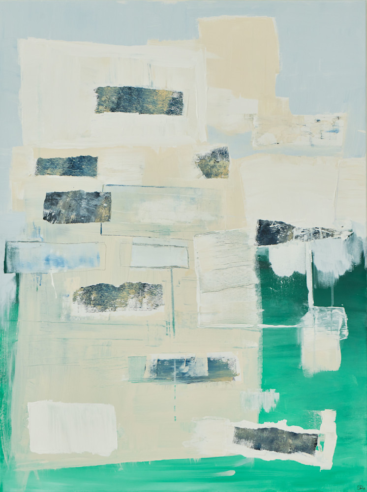 Compilation In Blue And Green Art | Sue De Chiara Art