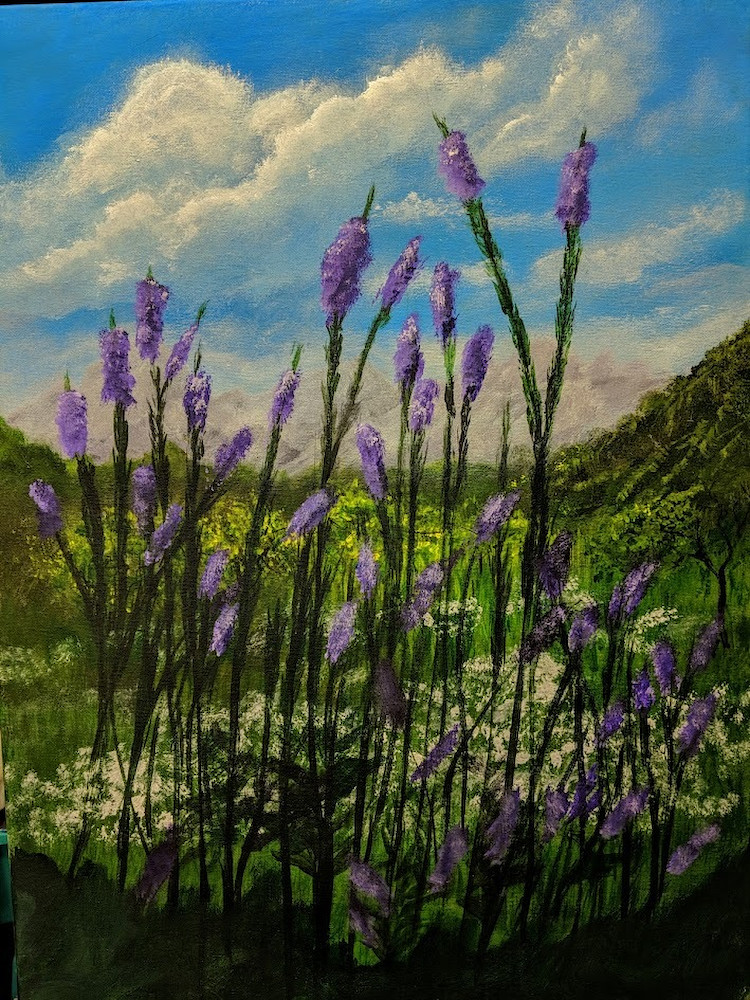 Purple Haze Art | It's Not Wallpaper LLC / DBA LJStoy on Canvas