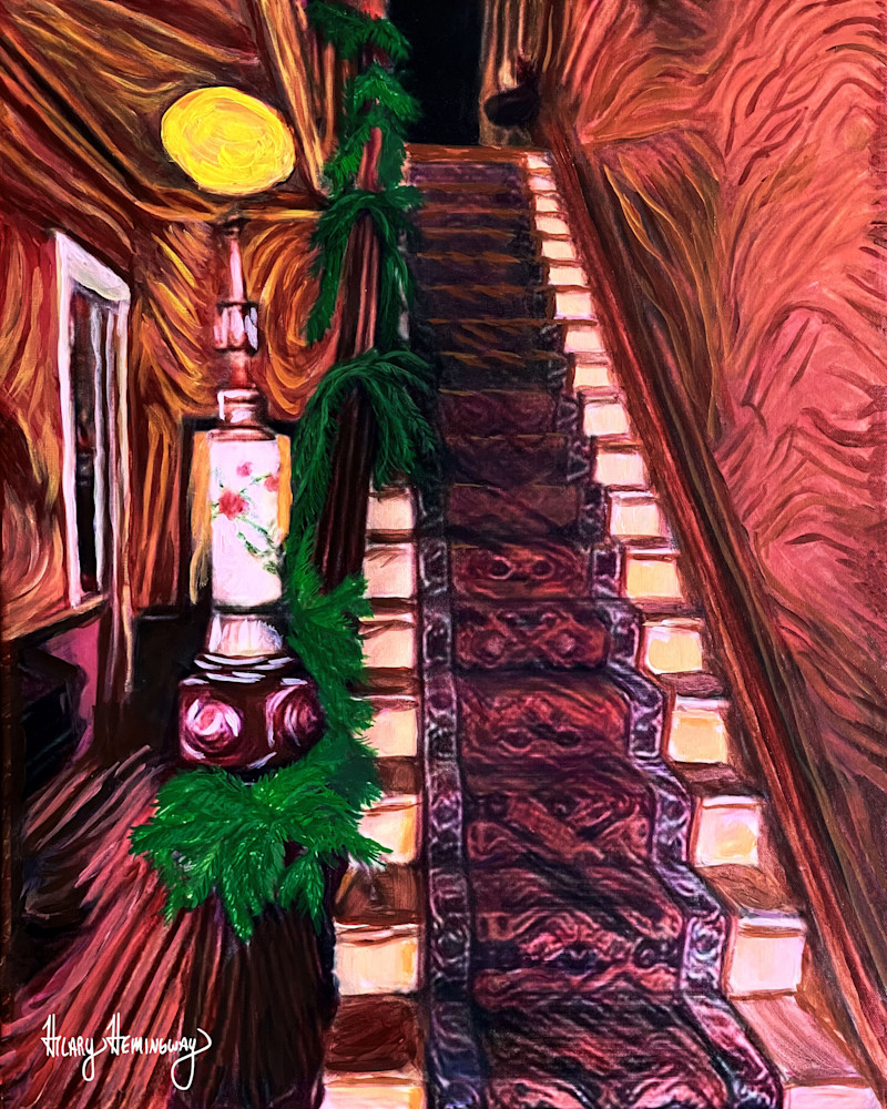 Stairway Home (V) Art | Hilary Hemingway Art