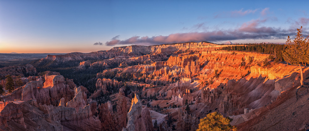 Bryce Canyon Panorama At Sunrise Photography Art | Rick Saul Photography