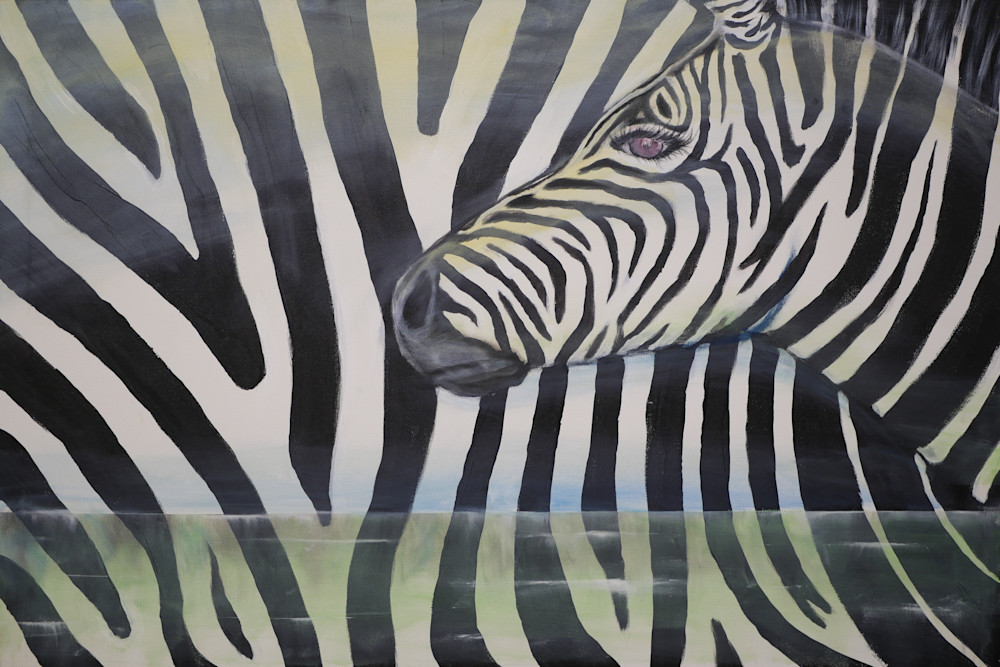 Zebra Striped Art | BsEasel#77