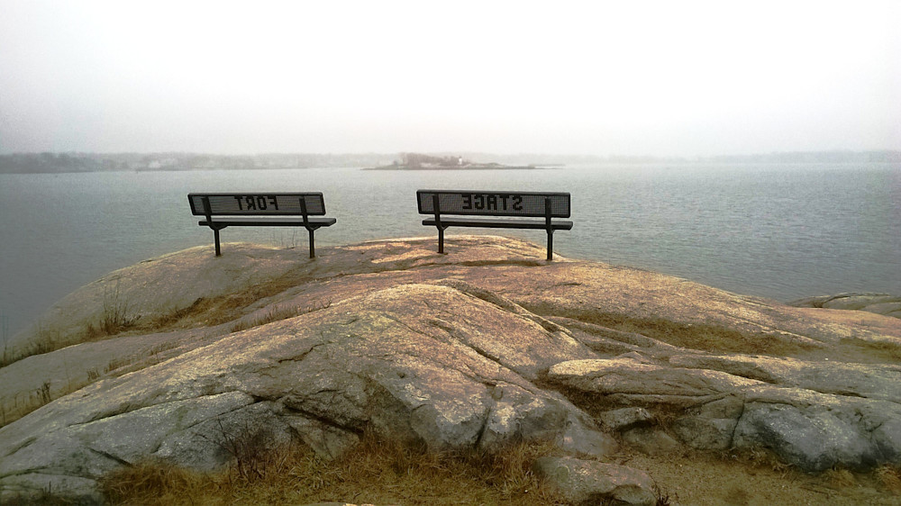 Benches Of Stage Fort Park Photography Art | Muriel Newey Photography