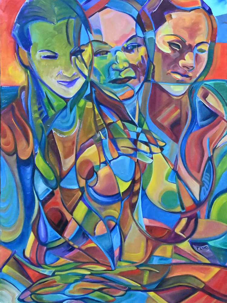 Terry Luc Art The Three Faces of Eve