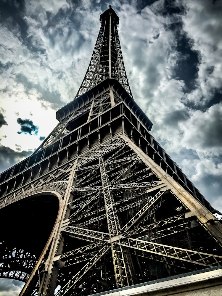 Eifel Tower Paris Wide Vert Photography Art | Eric Reed Photography