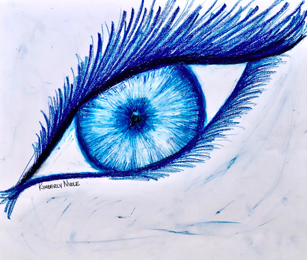 Blue Eyes Art | Art by Kimberly Nicole