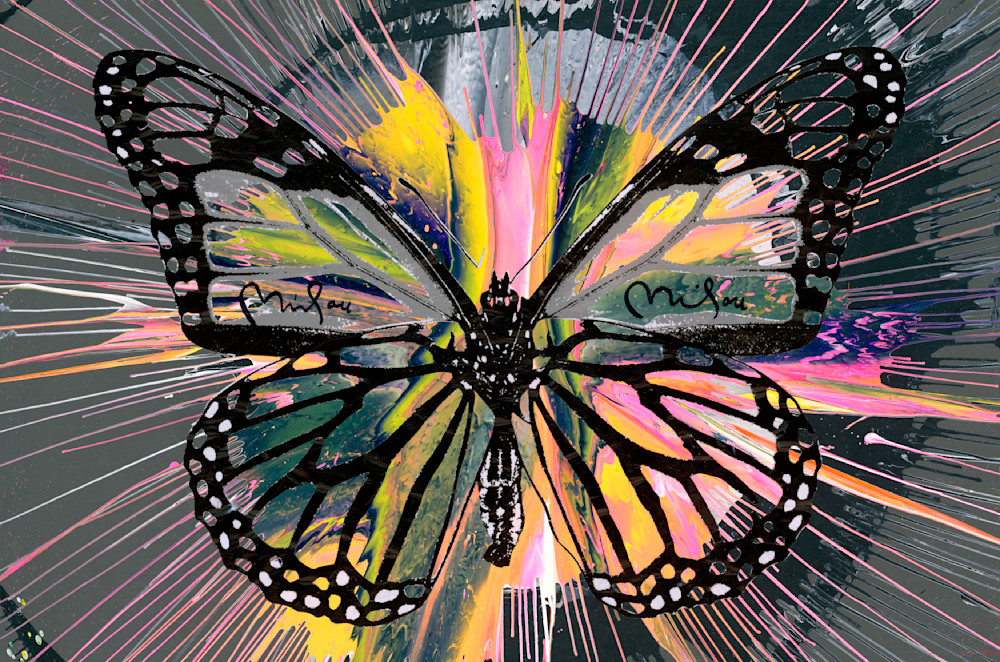 Spin Pop Pink Wings Art | perrymilou