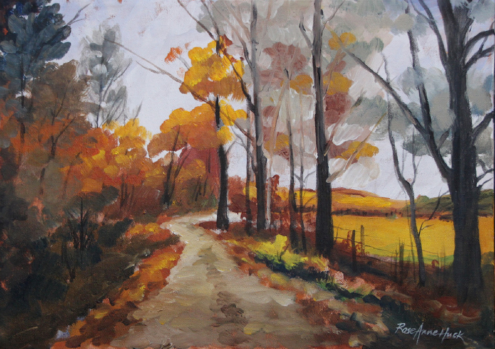 Autumn On The Lane Art | The Creekside Studio of Art & Design