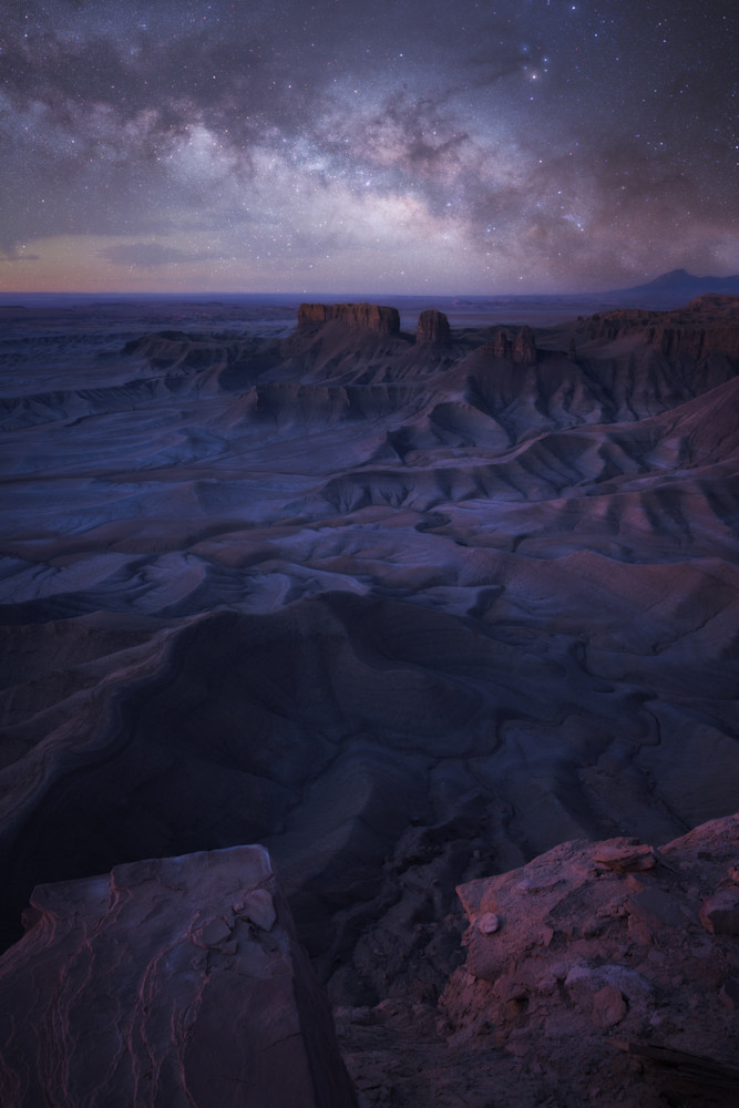 001 Utah Badlands Milky Way  Art | krlphoto