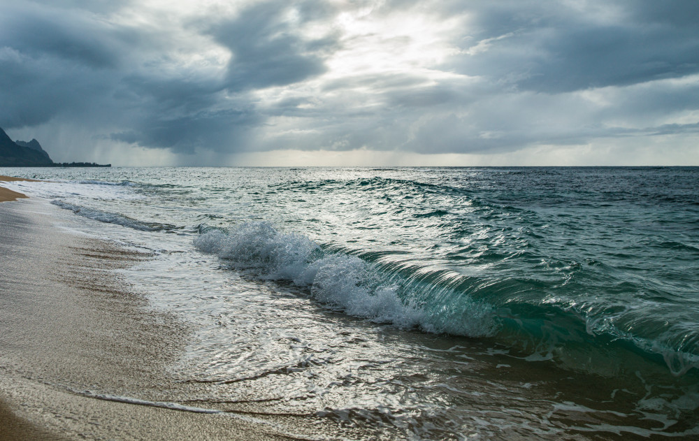 Hawaii Waves And Rain Photography Art | OMS Photo Art Store