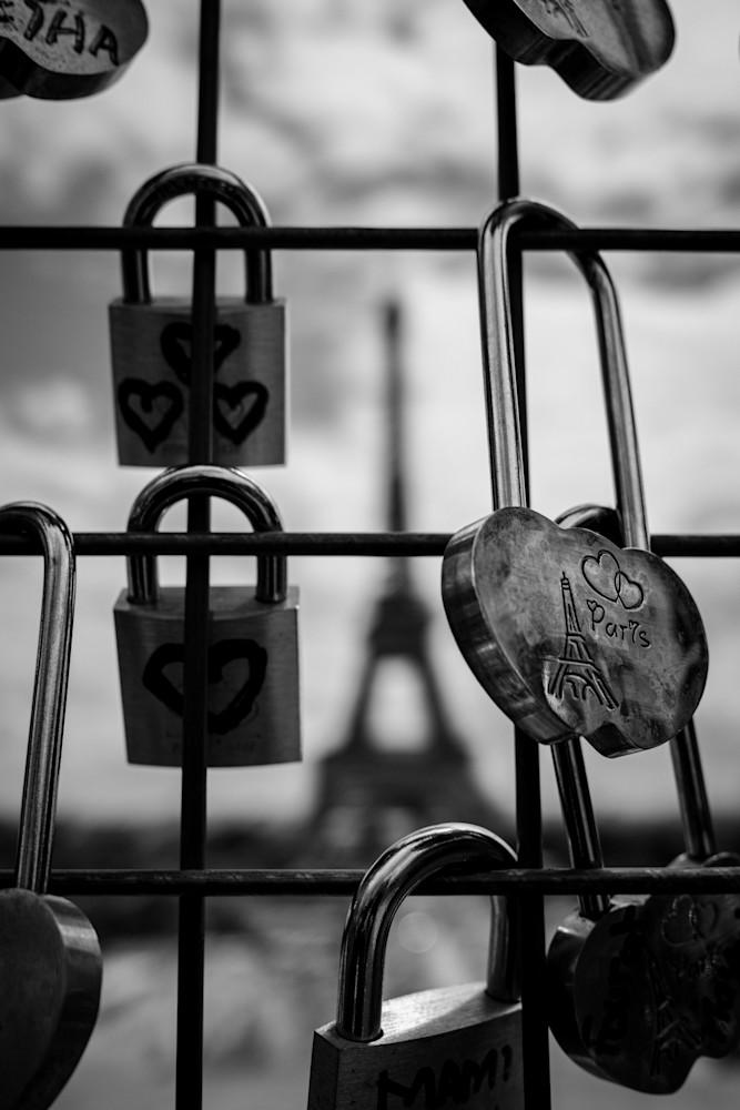 Eiffel Locks Photography Art | Carrie Coursolle Photography
