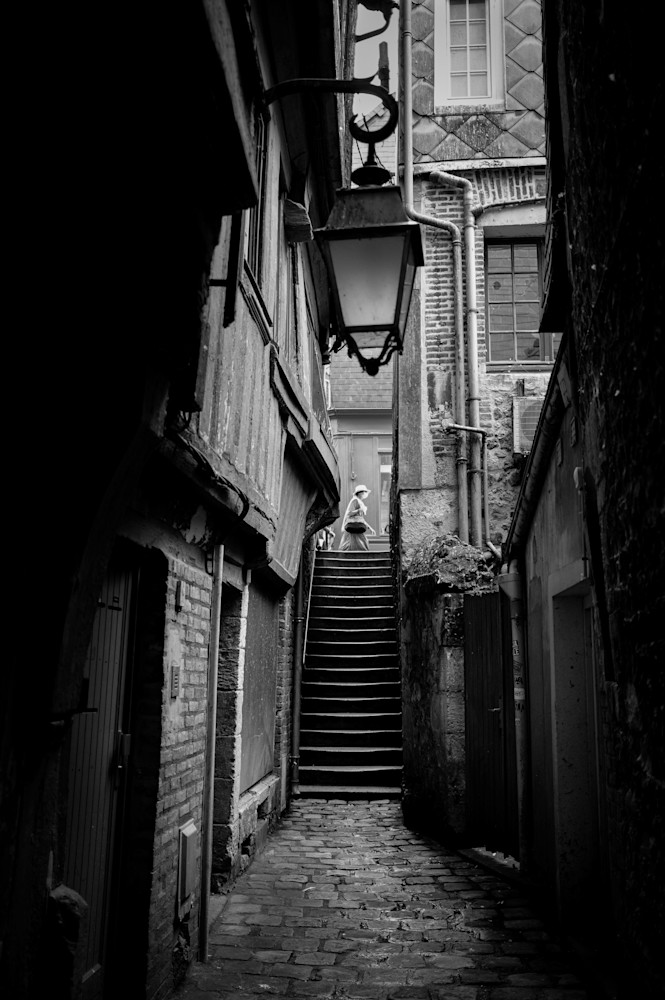 Honfleur Alley Photography Art | Carrie Coursolle Photography