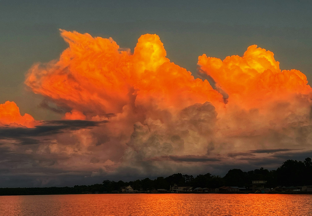 Sunset Cloud Burst Art | janievarisco