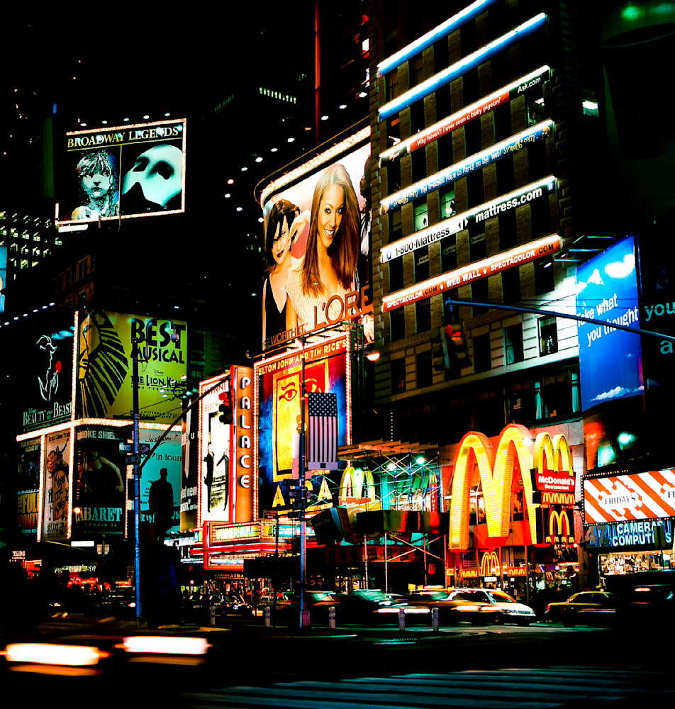 Times Square 2001 Photography Art | William A Pitts Visual Designs