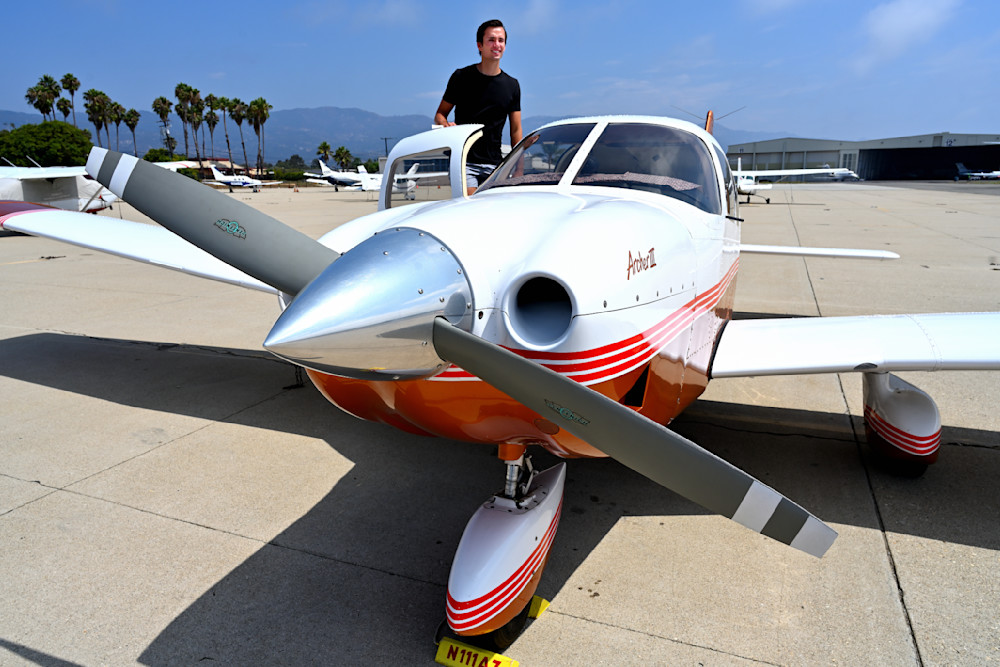 Zach On Roy's Plane Photography Art | Bryce Quayle Fine Art Photography