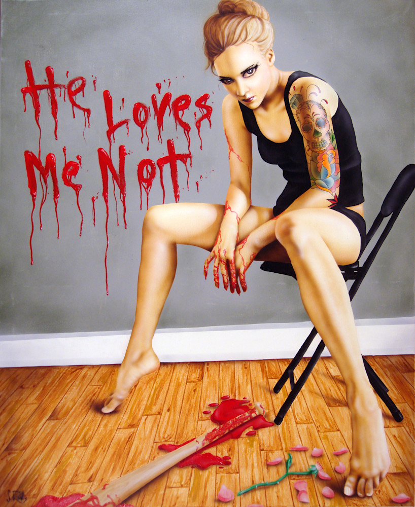 He Loves Me Not Art | Scott Rohlfs Art