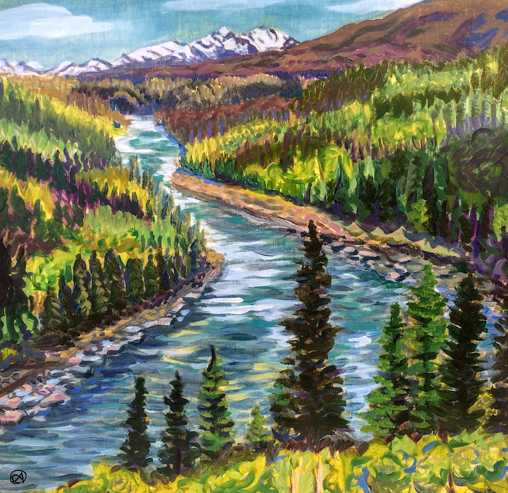 Nenana, Alaska   Denali Art | Amanda Faith Alaska Paintings