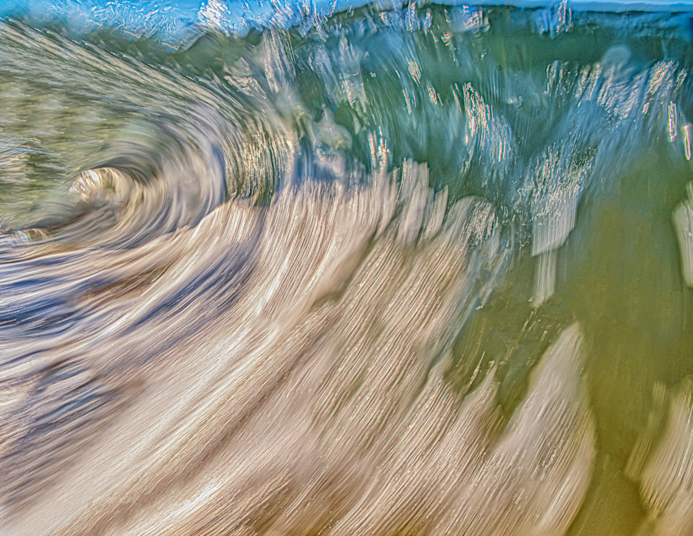 South Beach Wave Swirl Art | Michael Blanchard Inspirational Photography - Crossroads Gallery