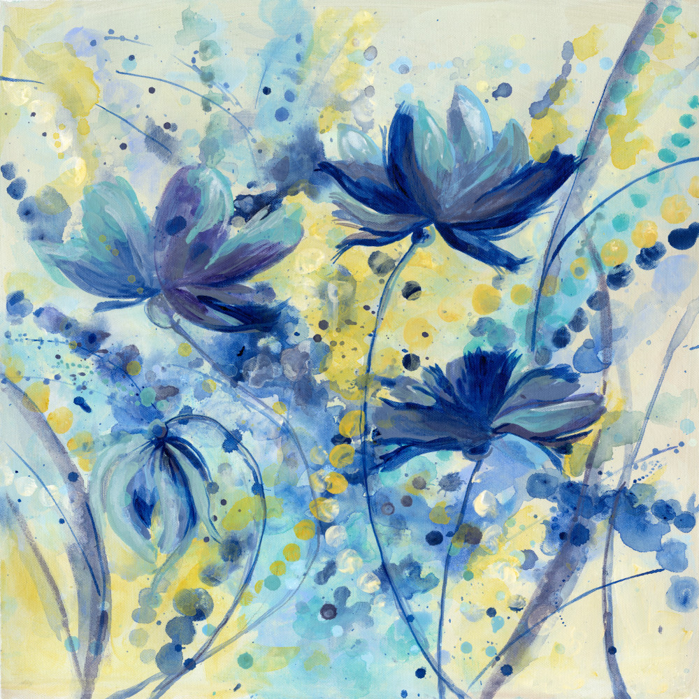 Cold Wildflower Dance I Fine Art Print Art | Savy Jane, LLC