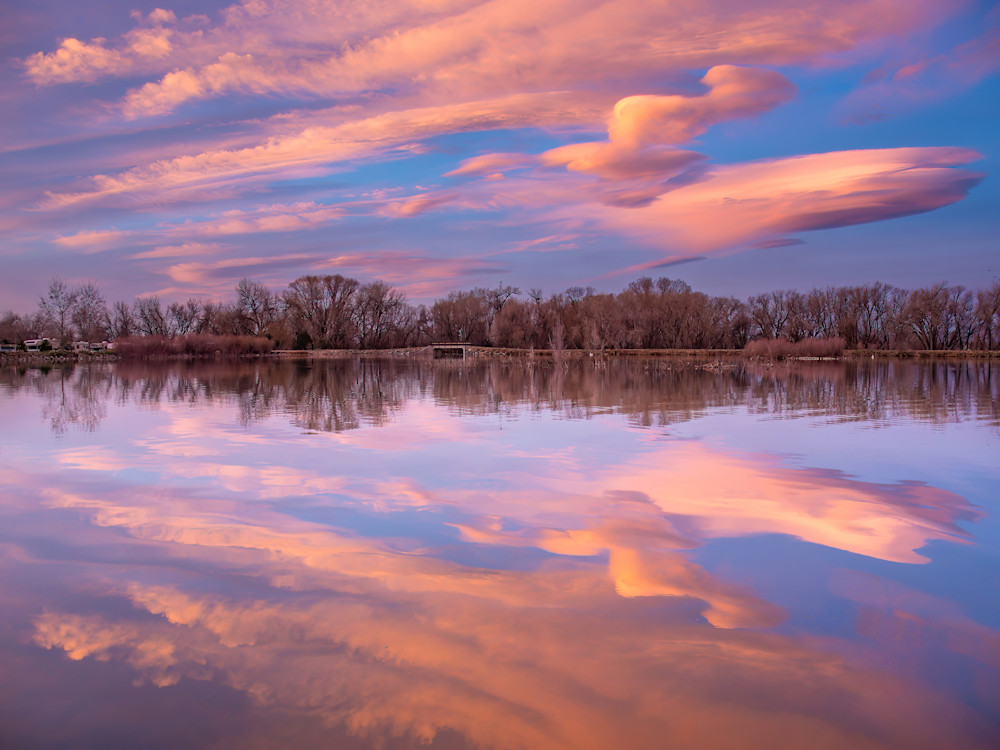 Golden Pond's Reflection Photography Art | matthewryanphoto